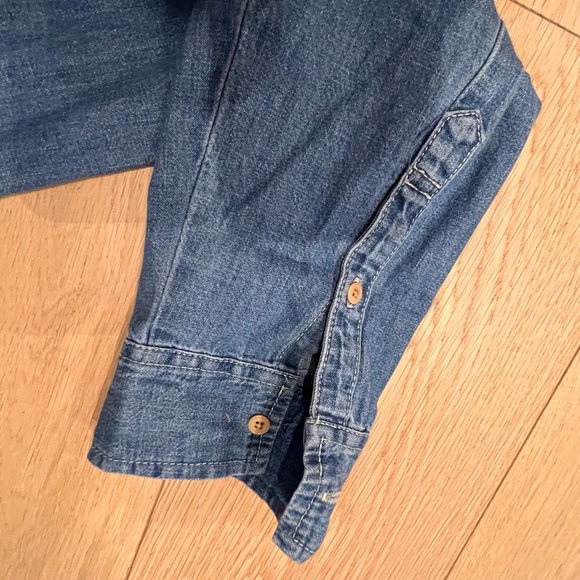 J. Crew Denim Shirt Dress. Size 10 - Picture 8 of 12